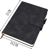 Earning Power A5 Notebook Journal Hardcover Premium Thick Paper 360 Pages Black view 2