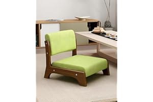 Japanese Floor Seat, Meditation Chair, for Bay Window, Meditation, Reading, Living Room, Bedroom (Cotton and Linen Fabric)