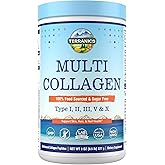 Terranics Multi Collagen Peptides Powder, Type I II III V X Hydrolyzed Collagen for Women+Men, Collagen Supplements, Fast Dissolve, Unflavored Colageno, No Sugar, Keto, 8oz