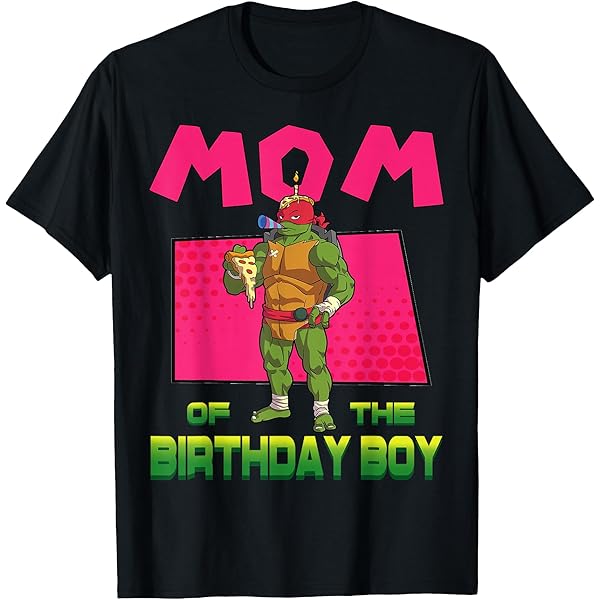 Amazon.com: Donnie Mommy of the Birthday Boy Pizza Theme Party T