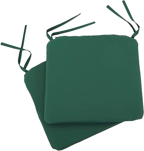 green garden seat pads
