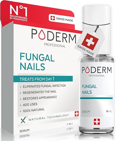 PODERM Fungal Nail Treatment Swiss Made Tea Tree Oil 12 Botanical Oils