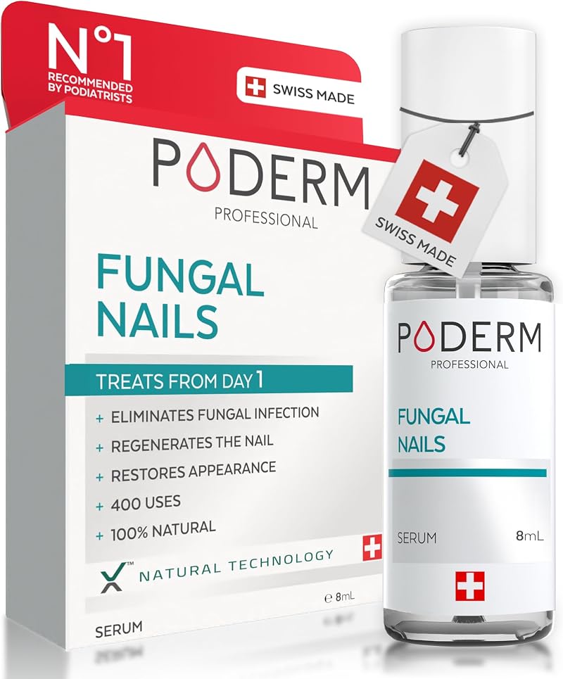 PODERM Fungal Nail Treatment Swiss Made Tea Tree Oil 12 Botanical Oils