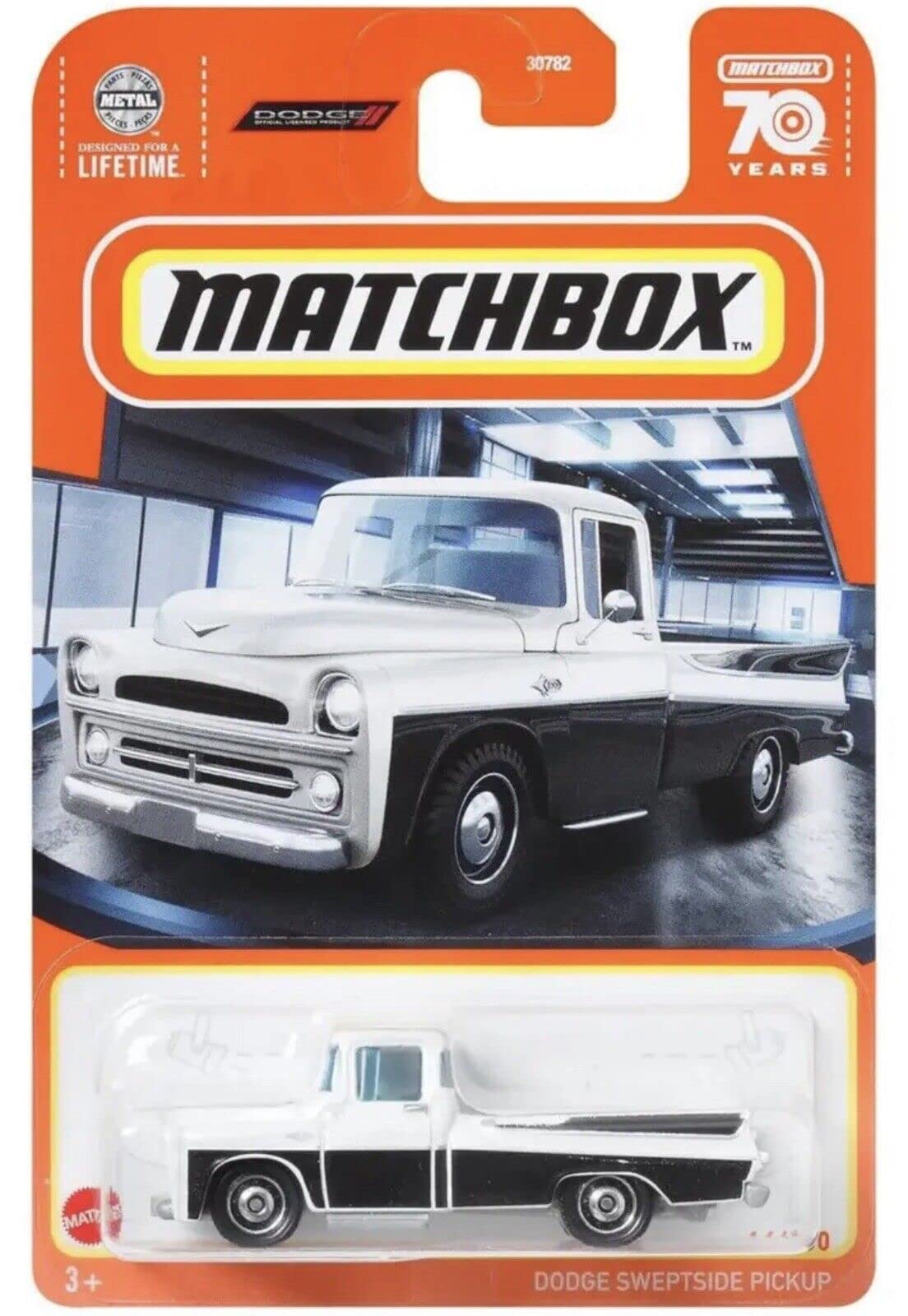 Matchbox Dodge Sweptside Pickup 14/100 (Black/White)