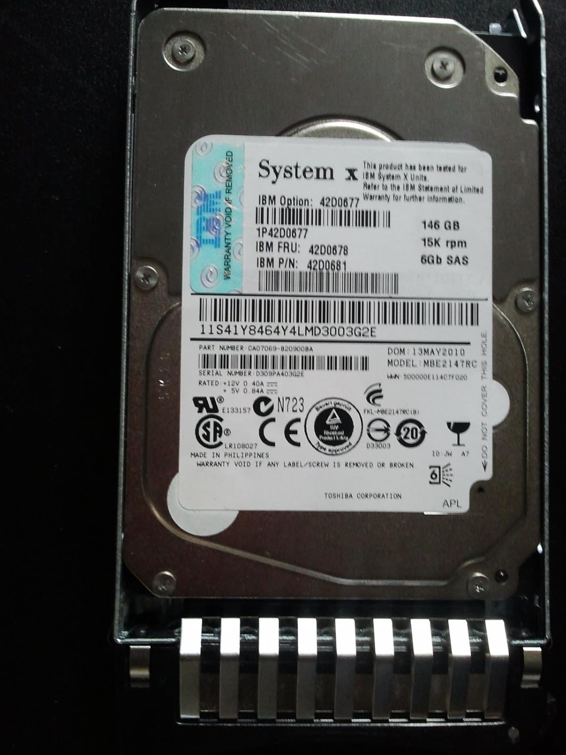 Amazon.in Buy IBM System x 600GB 10K RPM Hard Disk 6GB SAS IBM Options
