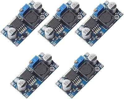 AITRIP 5x LM2596 DC-DC Buck Converter 3-40V to 1.5-35V Step Down Power Module