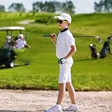 FINGER TEN Kids Golf Gloves All Weather Left Right Pair Small Black view 5
