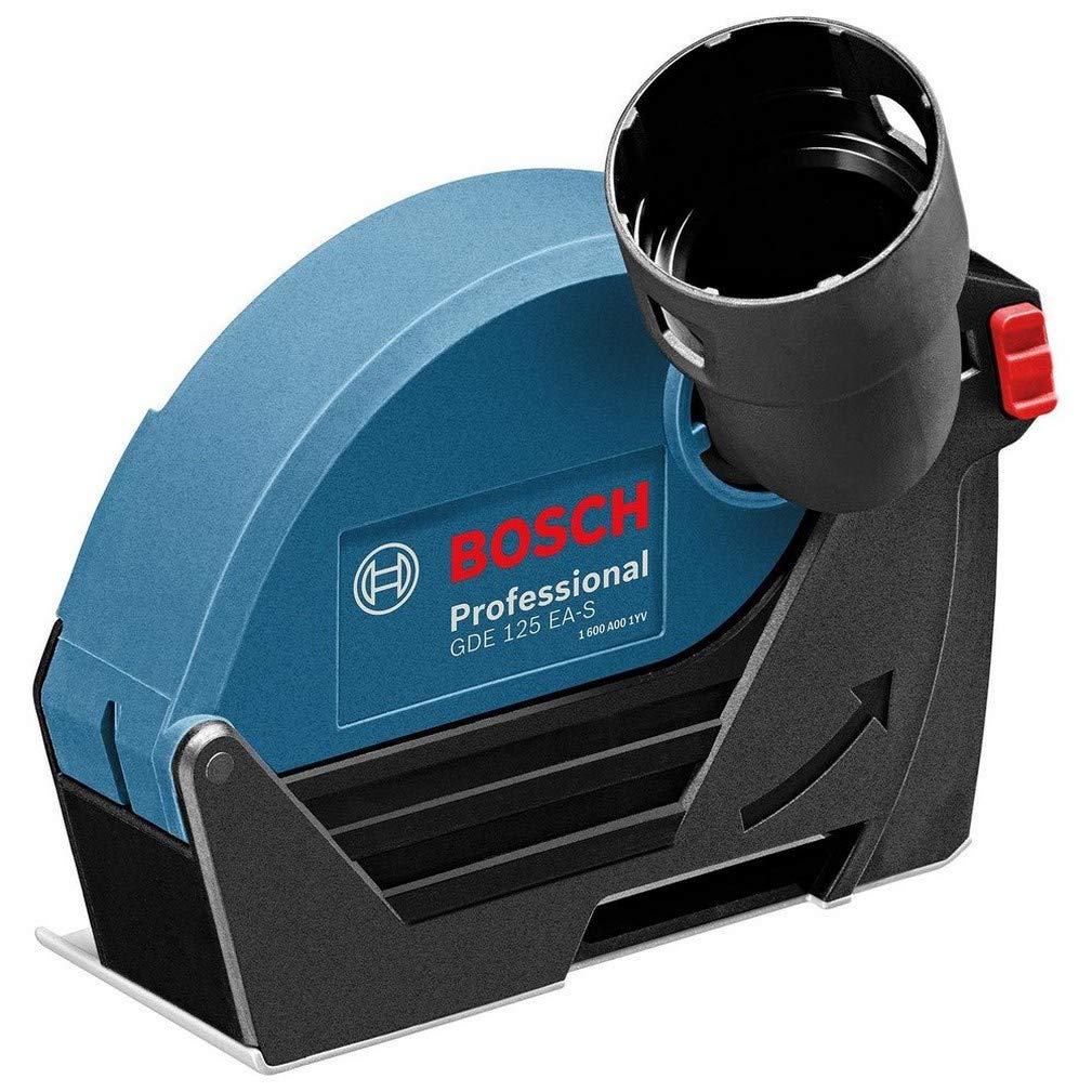 Bosch Professional GDE 125 EA-S dust Extraction Guard for Cutting (Suitable for Bosch Professional Angle Grinders that Have a Protective Guard with Screw Fastener, disc Dia. 125 mm)