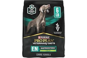 Pro Plan Veterinary Diets Purina EN Gastroenteric Low Fat Canine Formula Dog Food Dry Recipe - 6 lb. Bag