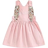 oneflow Baby and Toddler Girl Easter Outfit Bunny Romper/Dress Tulle Sleeveless Spark Sequin Tutu Dresses for Little Girls