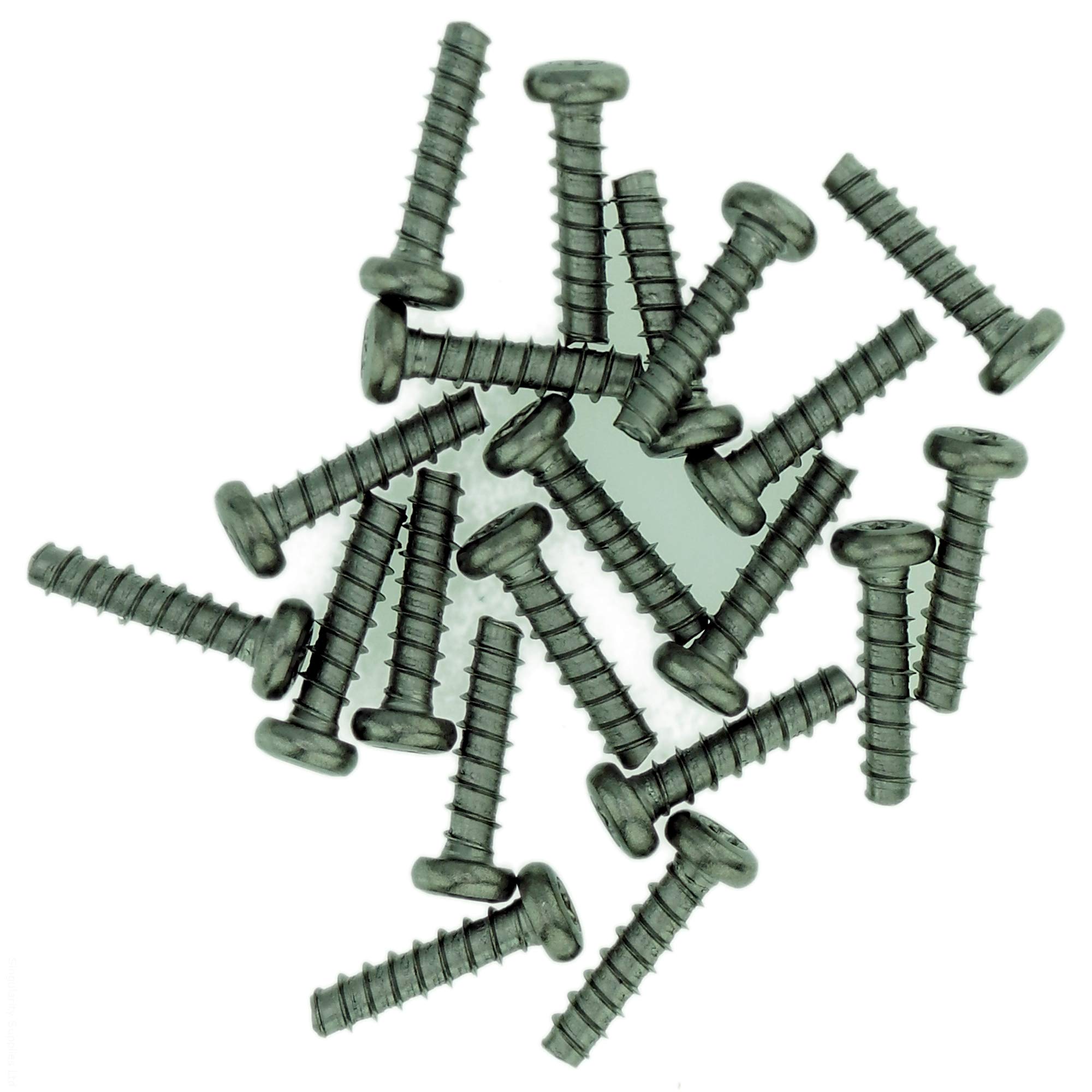 D3 (3mm x 16mm) TX Pan Screws for Plastic (Trilobular) - Stainless Steel (A2) (Pack of 20)
