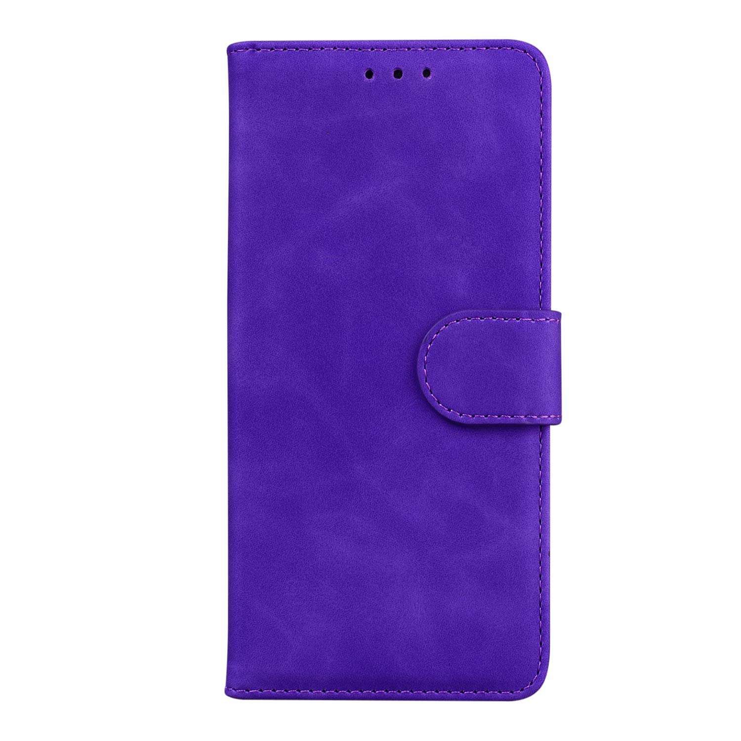 TIANCI Case for Nokia X10/Nokia X20, Neat and Simple Style Skin-Friendly PU Leather Phone Case, Wallet Card Slot, Magnetic Closure Protection Cover for Nokia X10/Nokia X20 Case-Purple