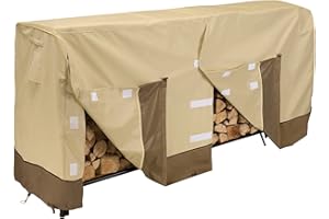 Classic Accessories Veranda Water-Resistant 8 Foot Log Rack Cover, Patio Furniture Covers