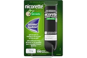 Nicorette Nicotine QuickMist Mouth Spray, Quit Smoking Aid, Fresh Mint, 1mg, 150 sprays