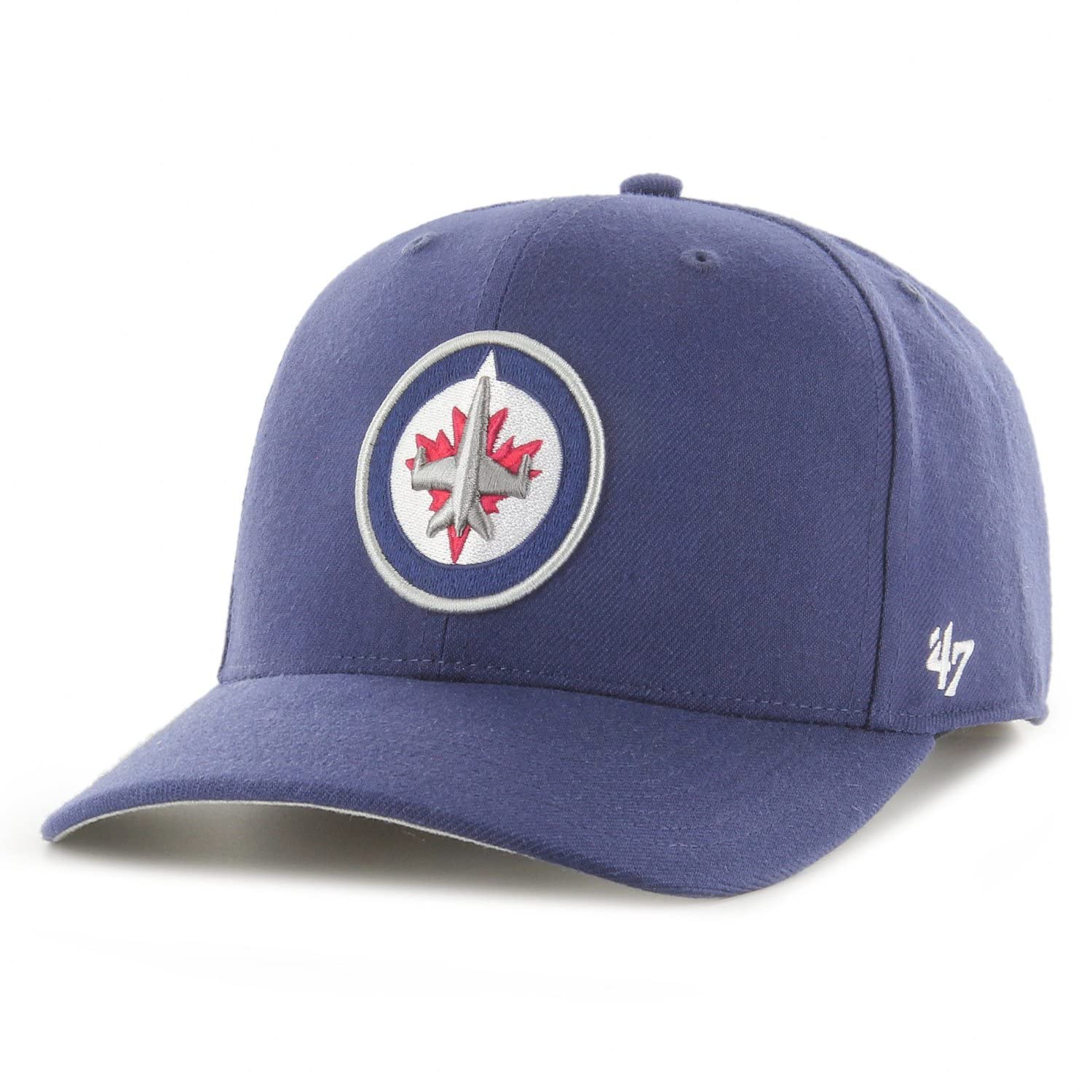 47 Brand Low Profile Snapback Cap - Zone Winnipeg Jets Navy