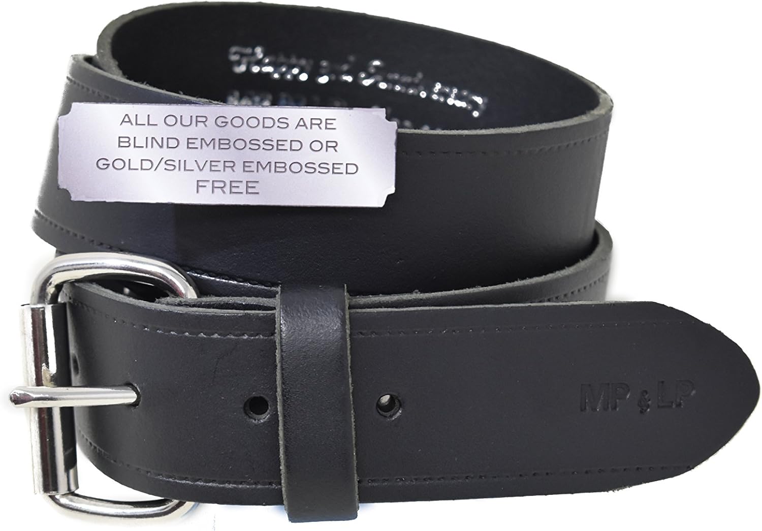 Personalised Engraved Men's Leather Belt (Large 34" to 39") Amazon.co
