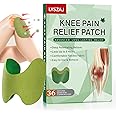 36Pcs Knee Pain Relief Patches,Wormwood Extract Sticker 8-Hour Relief of Joint Pains for Knee, Back, Neck, Shoulder Pain