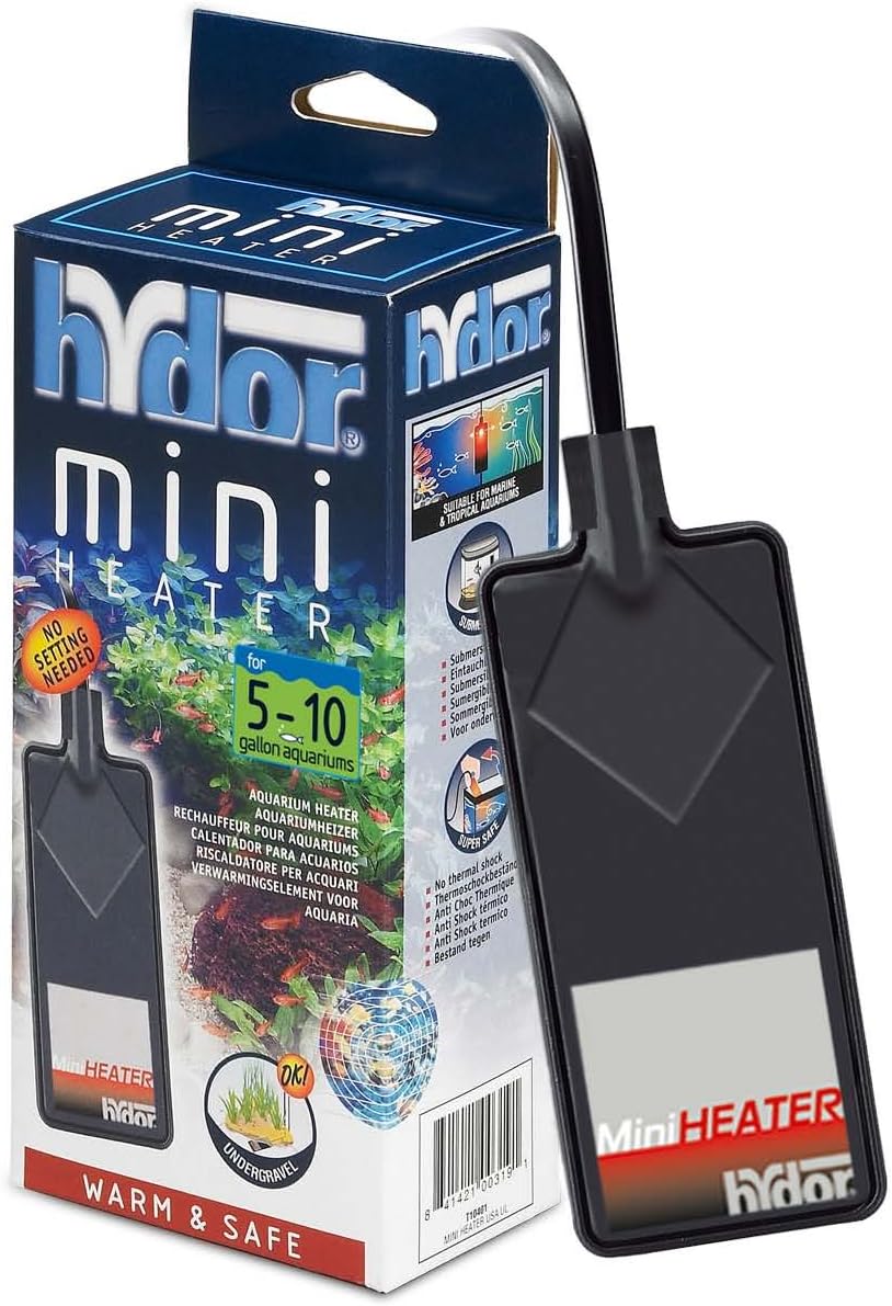 Hydor MINI HEATER Aquarium Heater 15W for Tanks 510 gal Amazon.ca