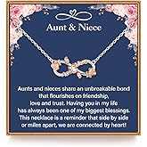 IEFLIFE Necklace Gifts for Women - 925 Sterling Silver Chain 14K Rose Gold Plated Infinite Necklace gifts for Mom Daughter, Birthday Gifts for Grandma Granddaughter Sister Jewelry