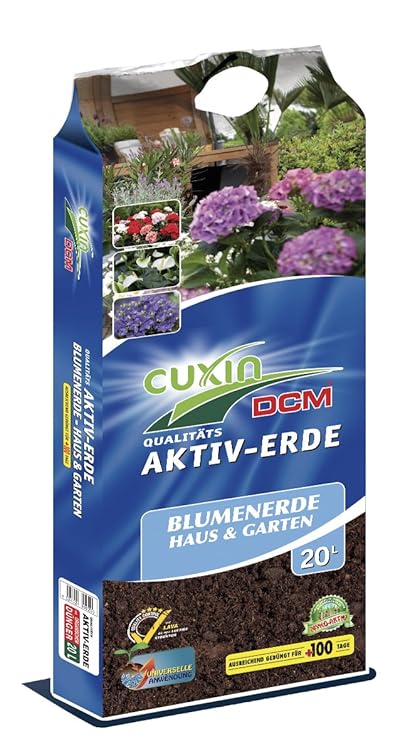 Cuxin Zimmerpflanzenerde 20 L Blumenerde für Zimmerpflanzen und Palmen