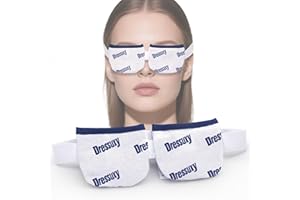 Heated Eye Mask & Microwavable Eye Compress | Gentle Steam Heat for Eye Comfort 1pc White