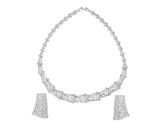 Carved Bamboo Necklace Set |Necklace Set for Women Necklace Set for Girls