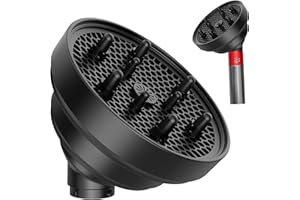 KingKam Upgraded Hair Diffuser for Dyson Airwrap Styler, Dryer Faster Foldable Collapsible Silicone Diffuser Attachment for Dyson Airwrap, Travel and Easy Storage