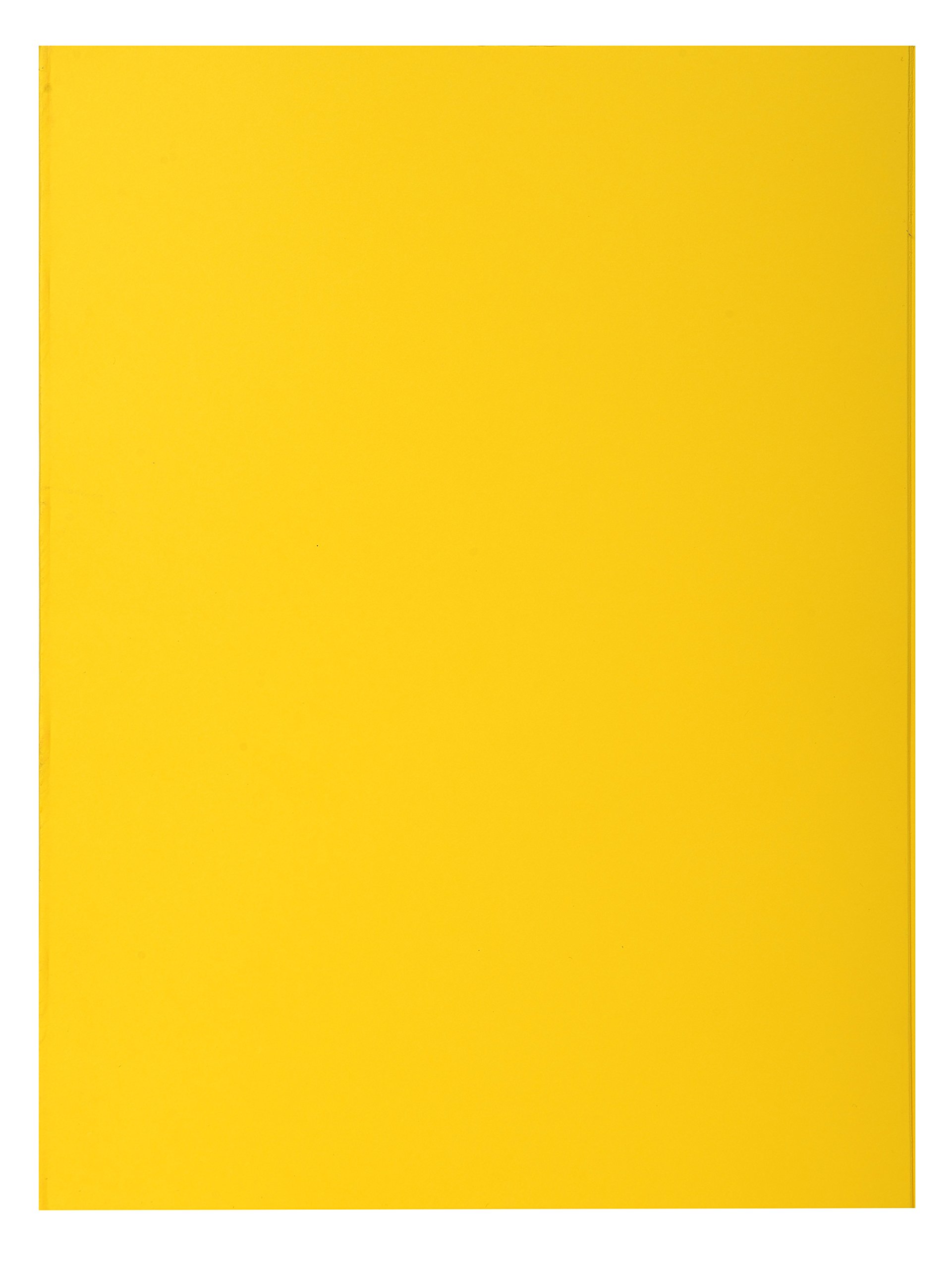 Exacompta - Ref 807011E - Rocks Square Cut Folder - 220 x 310mm in Size, Suitable for Holding A4 Documents, 80gsm Coloured Paper -Yellow Colour (Pack of 30)
