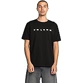 Volcom Men's Crisp Euro Short Sleeve Tee, Black, Small