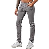ZLZ Men's Skinny Slim Fit Stretch Comfy Fashion Denim Jeans Pants