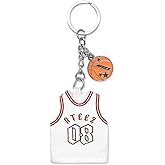 ATEEZ Official Tour Merch Basketball Uniform Keyring