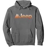 Jeep Hoodie With Mountain Sunset | Officially Licensed Jeep Pullover Hoodie