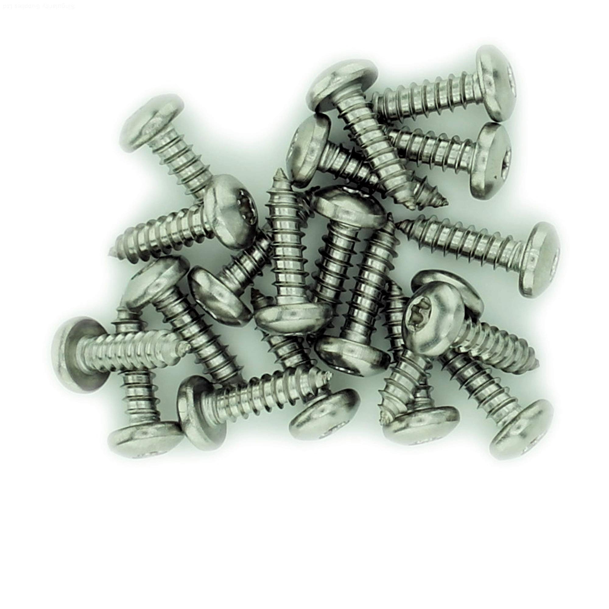 No.2 x 0.975 (2.2mm x 25mm) TX Pan Self-Tapping Screw - Stainless Steel (A2) (Pack of 20) โ image 1