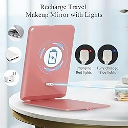 FUNTOUCH Rechargeable Travel Makeup Mirror with 72