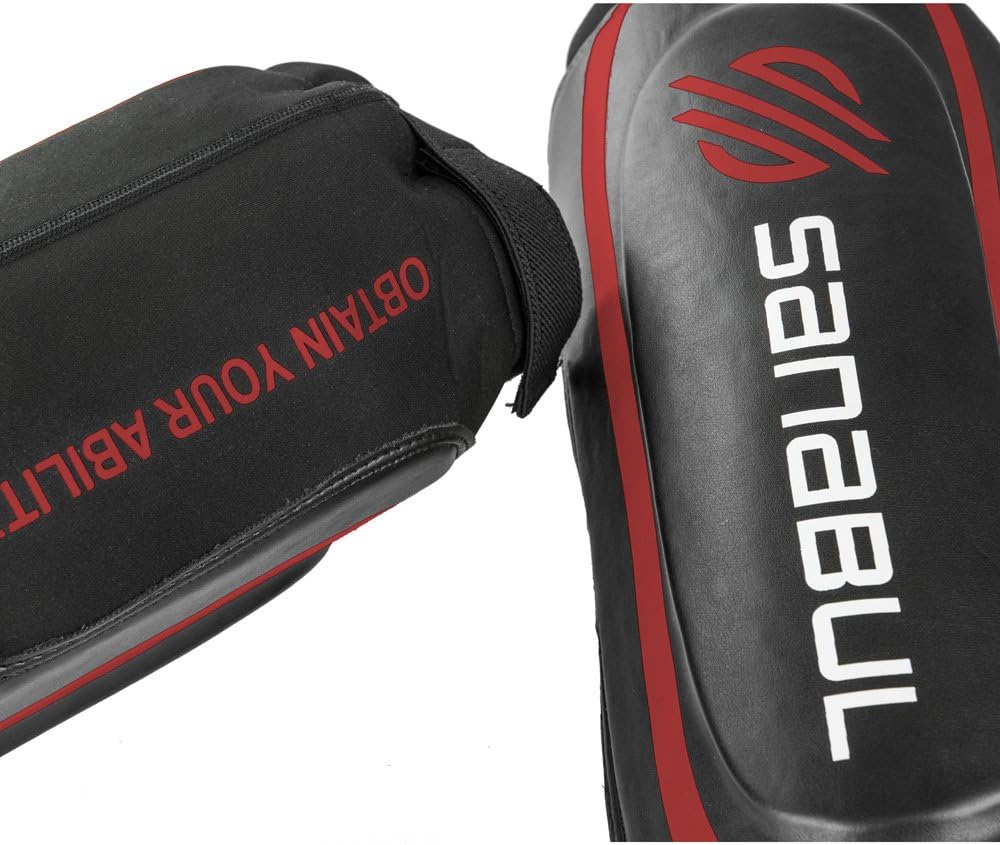Sanabul Essential Hybrid Kickboxing MMA Shin Guards : Sports & Outdoors