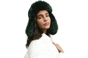 Lina & Lily Women's Winter Trapper Hat Long Pile Faux Fur Fluffy