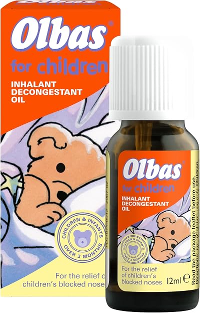 Olbas Oil For Children 12ml - Decongestant for Colds & Blocked Sinuses