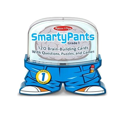 Smarty Pants, Grade 1: 120 Brain-Building Cards with Questions, Puzzles, and Games