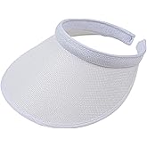 Skycelennt Sun Visors for Women ,Adjustable Cap Sports Sun Visors for Men,Clip-On Wide Brim Visor Hats