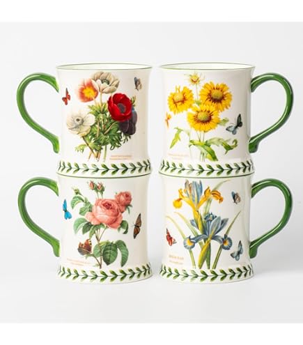 12 oz coffee mug floral design multicolored westland delight Ditzy Flower Mug – tag