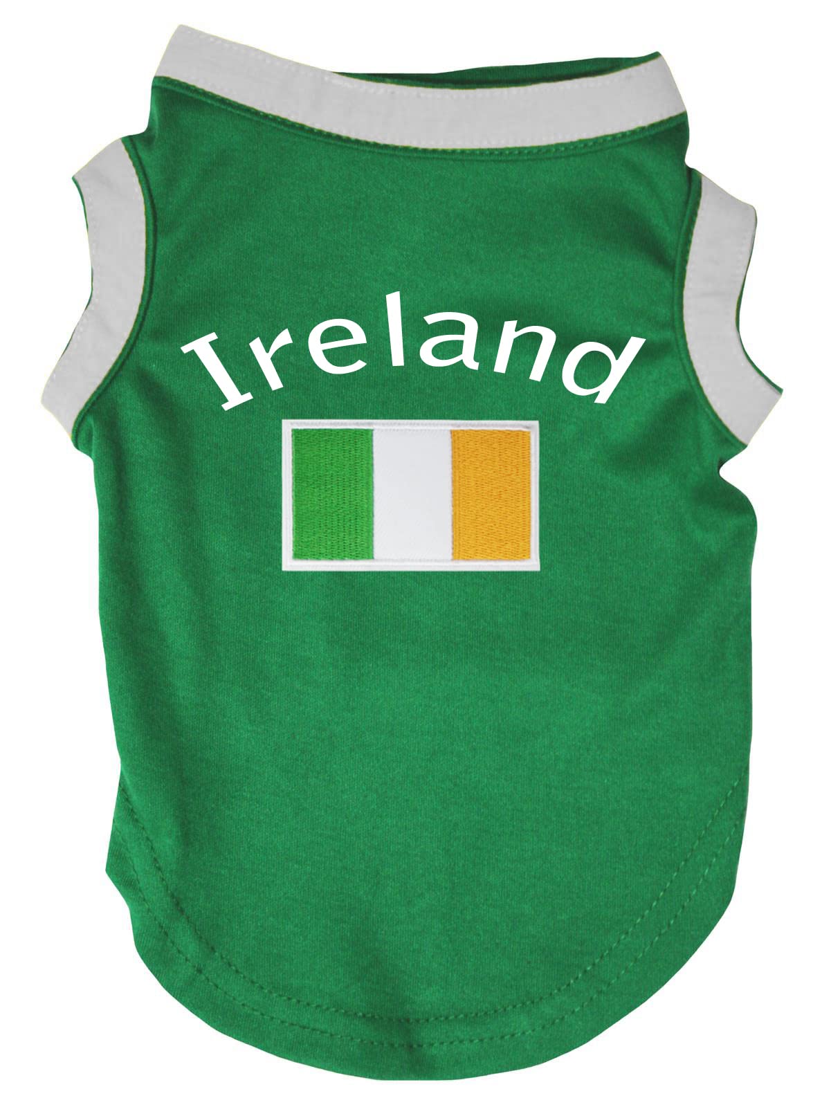 Petitebelle Ireland & Flag Puppy Dog Shirt (Green, X-Large)