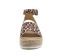 Soda Topic Open Toe Buckle Ankle Strap Espadrilles