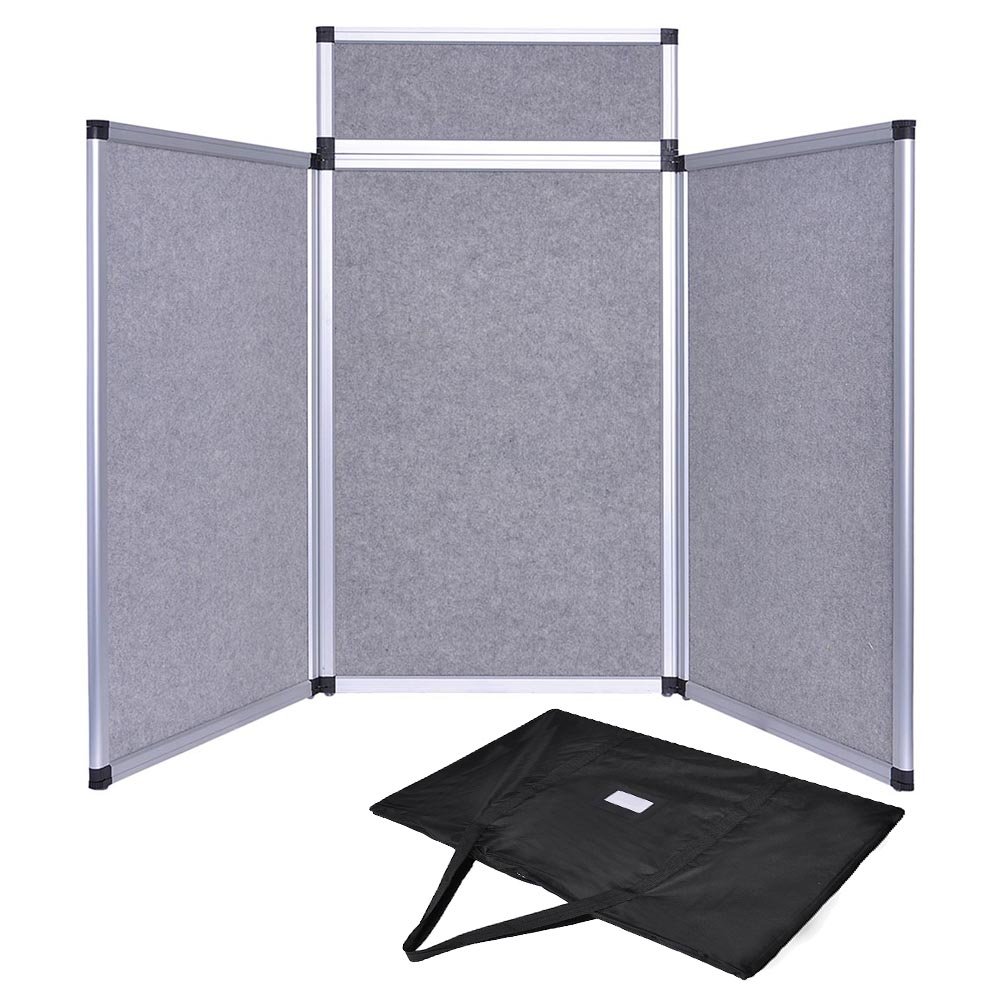 ReaseJoy Folding Display Board 3 Panels Portable Exhibition Stand and