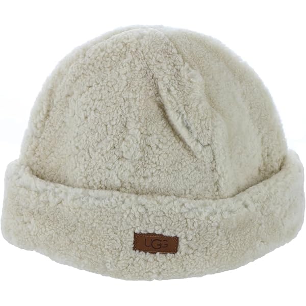 帽子 UGG W Curly Sheepskin Cuff Hat Amazon.com: UGG Women's Curly Sheepskin Cuff Hat : Clothing