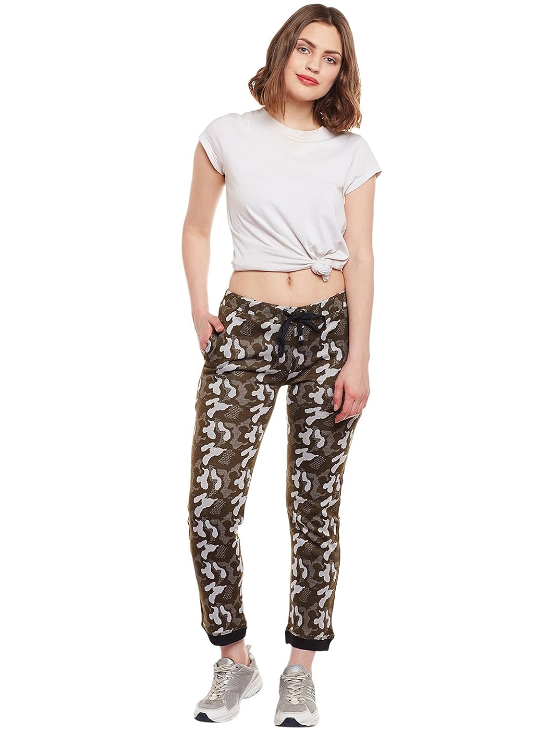 vimal camouflage/military/army trackpant for women