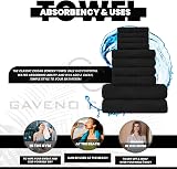 GC GAVENO CAVAILIA Towels 10 Piece Egyptian Cotton Bale Set Black view 4