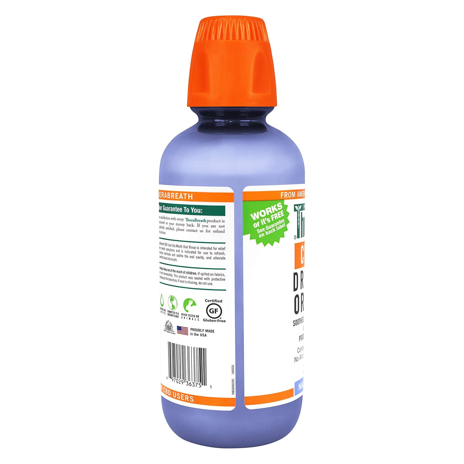 TheraBreath Dry Mouth Oral Rinse, 16 Oz Bottle (pack Of 2) : Beauty