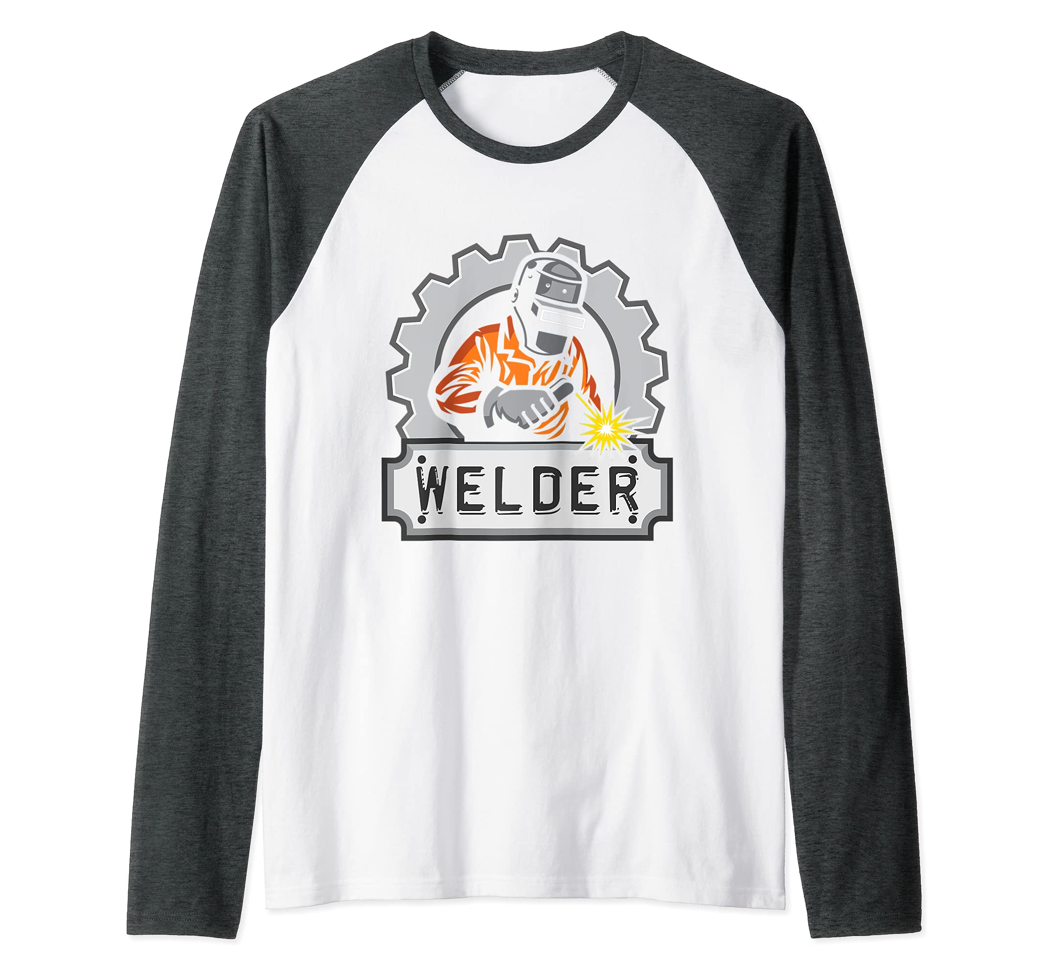 Welder Engineer Welding Fabrication Profession Engineering Raglan Baseball Tee