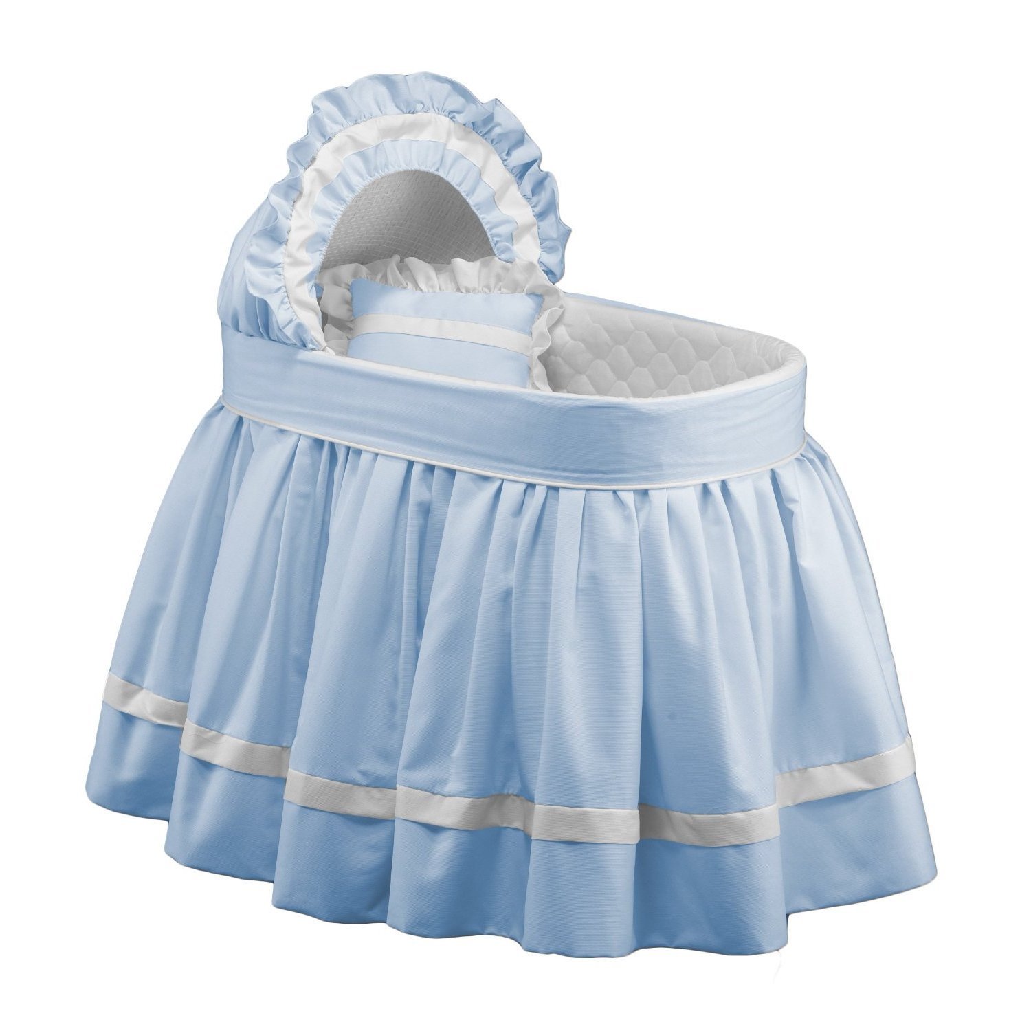 Amazon Com Babydoll Sweet Petite Bassinet Bedding Set Blue