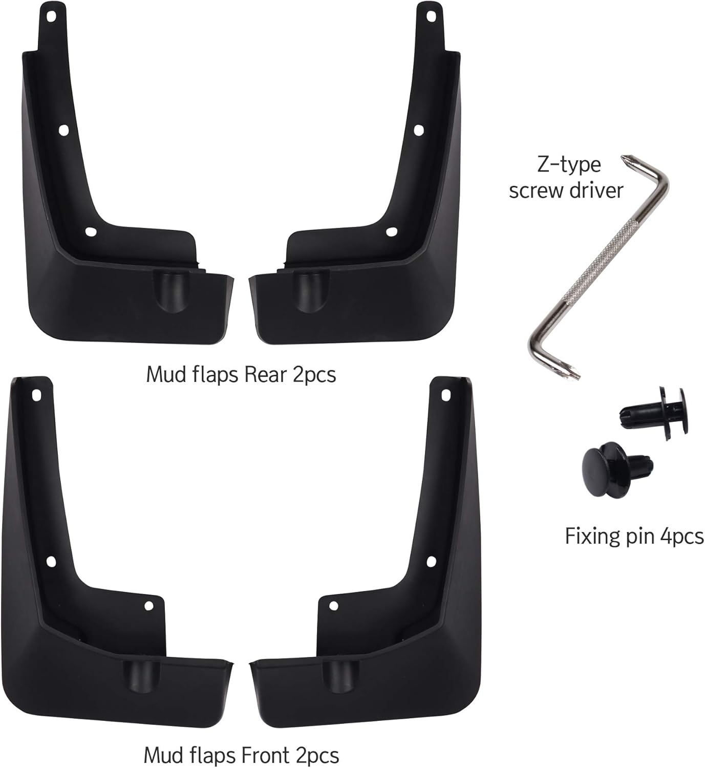 2020 corvette splash guards